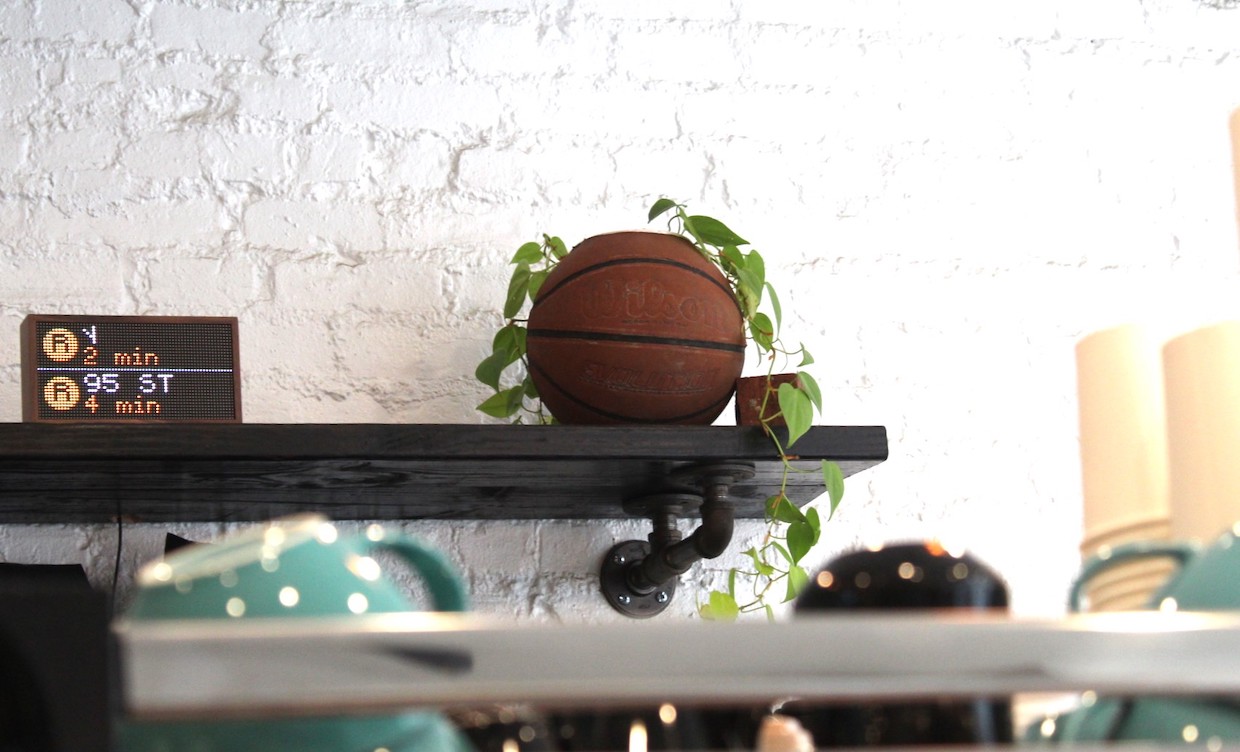 City League Coffee basketball planter