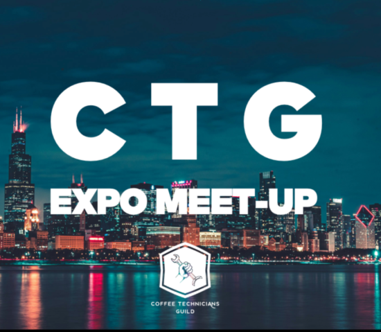 Coffee Technicians Guild Chicago party flyer