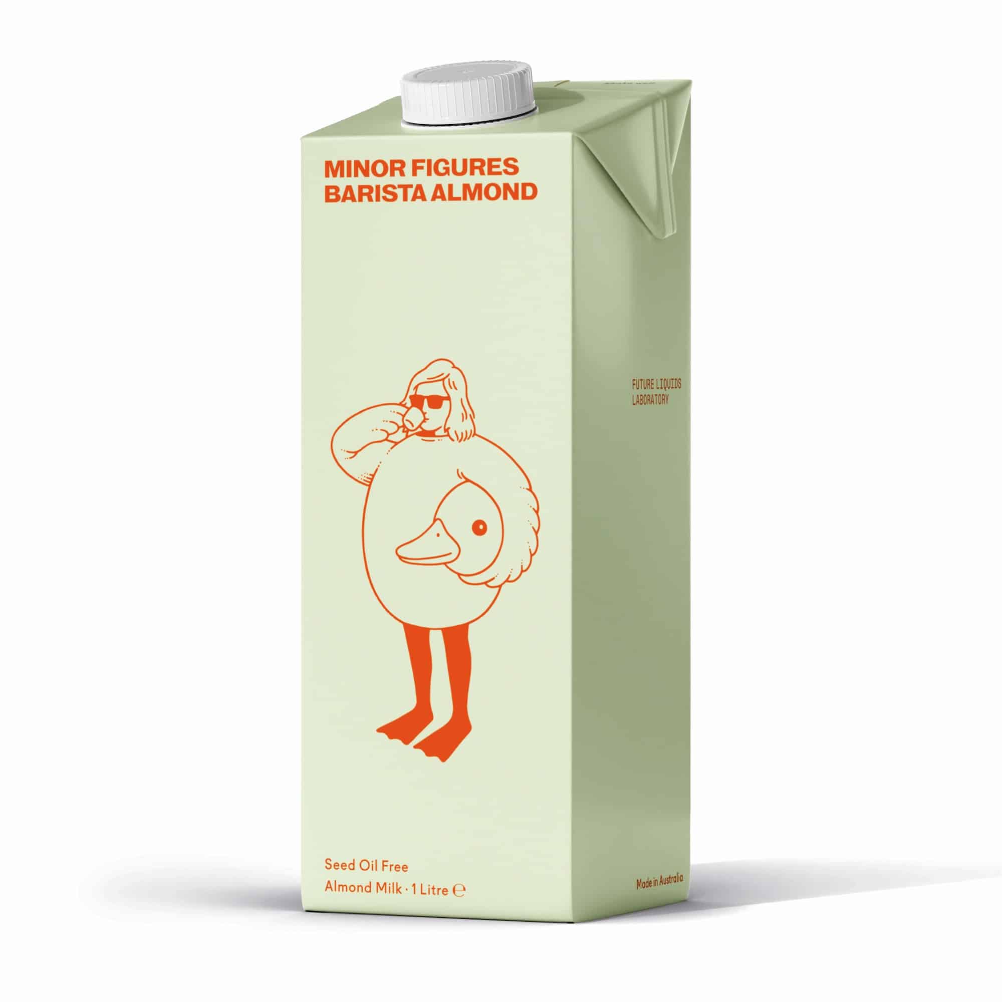 Minor Figures says its almond milk uses Australian olive oil, enabling the product to be seed oil free.