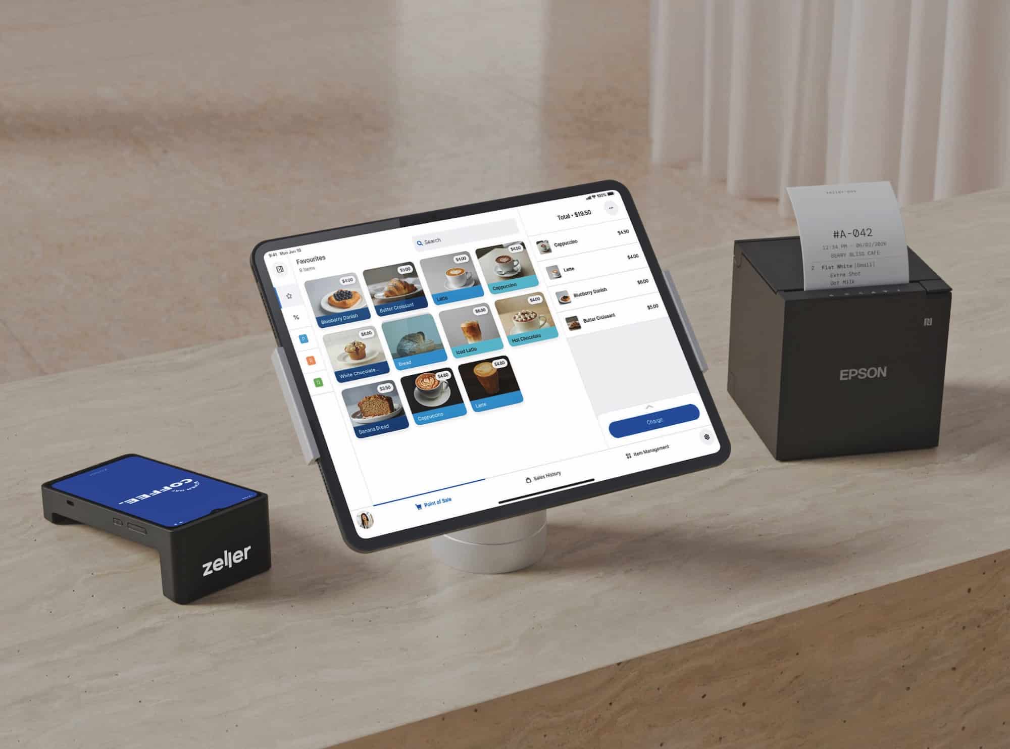 Cofezo Owner Alvin Teh says installing Zeller POS has helped his business serve customers and process orders and payments faster. Image: “Since upgrading to Zeller POS, we’ve been able to serve customers, process orders, and accept payment faster than ever before.”